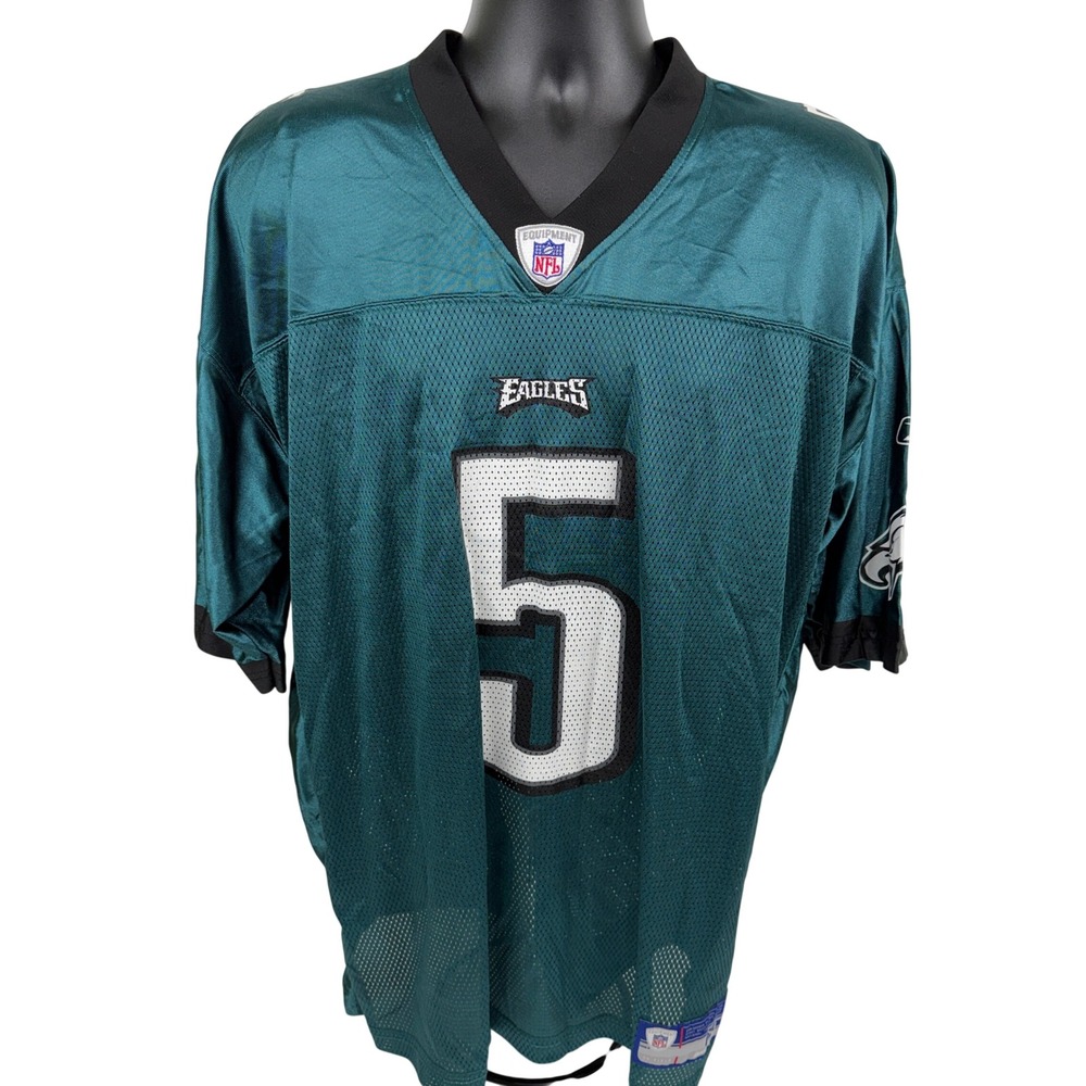 Reebok Philadelphia‎ Eagles Donovan McNabb 5 NFL Jersey Mens XL Green Vintage